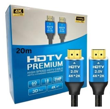 CABLE HDMI 20M 4K